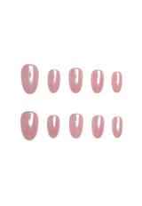 Sophia Pink Glazed Nails